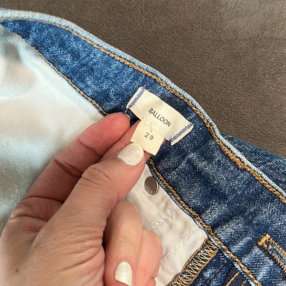 Madewell High Rise Balloon Jeans - Picture 3 of 5